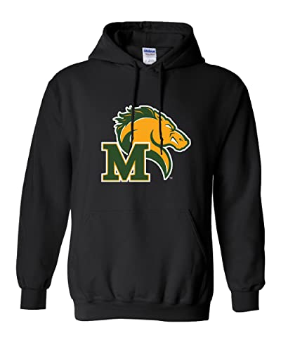 Marywood University Mascot Hooded Sweatshirt - Black