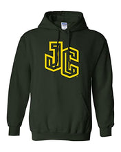 Load image into Gallery viewer, New Jersey City JC Hooded Sweatshirt - Forest Green

