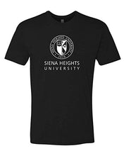 Load image into Gallery viewer, Siena Heights Stacked White Logo Exclusive Soft Shirt - Black

