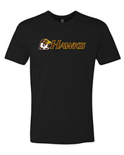 Load image into Gallery viewer, Quincy University Hawks Soft Exclusive T-Shirt - Black
