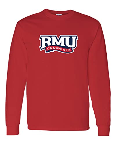 Robert Morris University Colonials Long Sleeve Shirt - Red