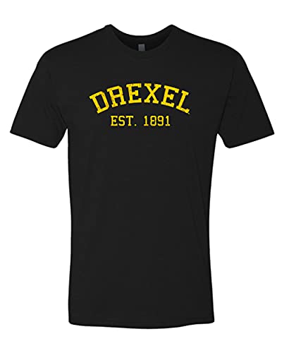 Drexel University Drexel Vintage 1891 T-Shirt - Black