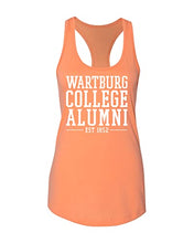 Load image into Gallery viewer, Wartburg College Alumni Ladies Tank Top - Light Orange
