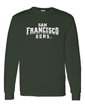 Load image into Gallery viewer, University of San Francisco Dons Long Sleeve T-Shirt - Forest Green
