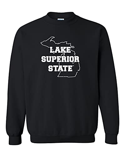 Lake Superior State Crewneck Sweatshirt - Black