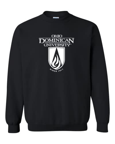 Ohio Dominican Full Logo One Color Crewneck Sweatshirt - Black
