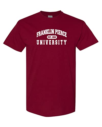 Vintage Franklin Pierce University T-Shirt - Cardinal Red
