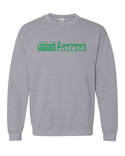 Vintage Sarah Lawrence College Crewneck Sweatshirt - Sport Grey