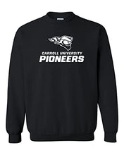 Load image into Gallery viewer, Carroll University Pioneers Crewneck Sweatshirt - Black
