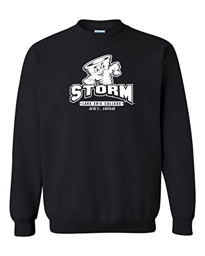Lake Erie Storm Est 1856 Crewneck Sweatshirt - Black