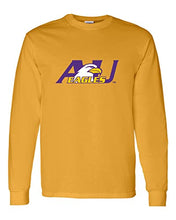 Load image into Gallery viewer, Ashland University AU Mascot Long Sleeve T-Shirt - Gold
