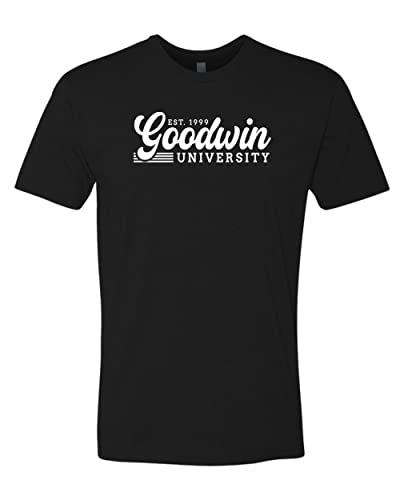 Vintage Goodwin University Soft Exclusive T-Shirt - Black