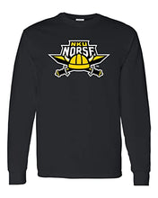 Load image into Gallery viewer, Northern Kentucky NKU Norse Long Sleeve T-Shirt - Black
