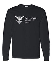Load image into Gallery viewer, Ball State University Alumni One Color Long Sleeve - Black
