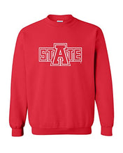 Load image into Gallery viewer, Arkansas State University State Crewneck Sweatshirt - Red
