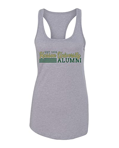 Husson University Alumni Ladies Tank Top - Heather Grey