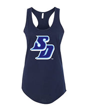 Load image into Gallery viewer, University of San Diego SD Ladies Tank Top - Midnight Navy
