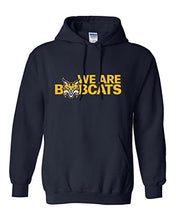 Load image into Gallery viewer, Quinnipiac University We Are Bobcats Hooded Sweatshirt - Navy
