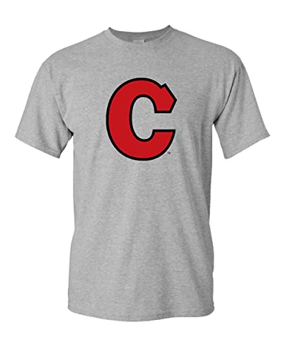 Carthage College C T-Shirt - Sport Grey