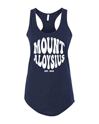 Vintage Mount Aloysius Ladies Tank Top - Midnight Navy