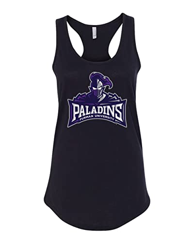 Furman University Paladins Ladies Tank Top - Black