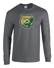 Load image into Gallery viewer, Georgia Gwinnett College Bear Head Long Sleeve T-Shirt - Charcoal
