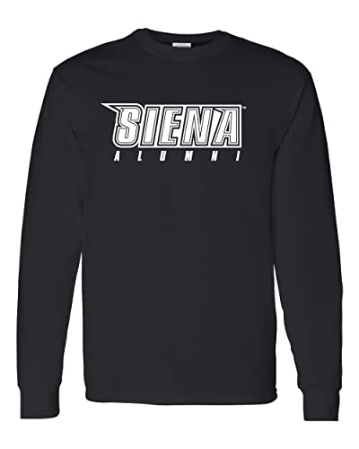 Siena College Alumni Long Sleeve Shirt - Black