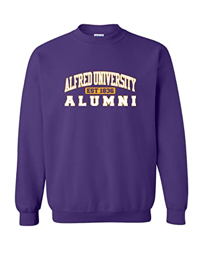 Alfred University Alumni Crewneck Sweatshirt - Purple