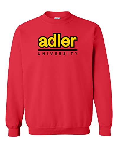 Adler University Crewneck Sweatshirt - Red