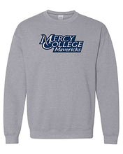 Load image into Gallery viewer, Mercy College Text Crewneck Sweatshirt - Sport Grey
