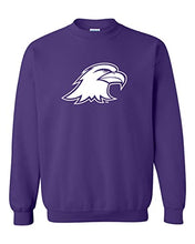 Load image into Gallery viewer, Ashland U Mascot 1 Color Crewneck Sweatshirt - Purple
