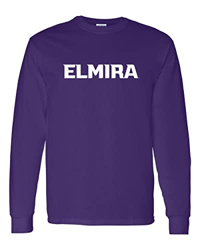 Elmira College Long Sleeve T-Shirt - Purple