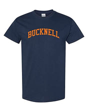 Load image into Gallery viewer, Bucknell University Orange Bucknell T-Shirt - Navy

