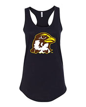 Load image into Gallery viewer, Quincy University Full Color Logo Ladies Tank Top - Black
