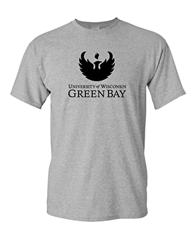 U of Wisconsin Green Bay T-Shirt - Sport Grey