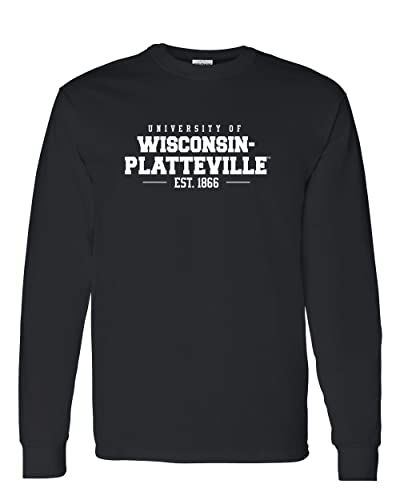 Wisconsin Platteville Pioneers Long Sleeve Shirt - Black