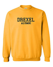 Load image into Gallery viewer, Drexel University Alumni Navy Text Crewneck Sweatshirt - Gold
