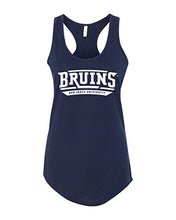 Load image into Gallery viewer, Bob Jones University Text Ladies Tank Top - Midnight Navy
