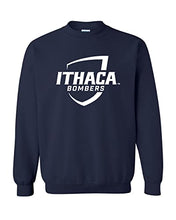 Load image into Gallery viewer, Ithaca College Bombers Crewneck Sweatshirt - Navy
