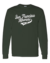 Load image into Gallery viewer, Vintage San Francisco Alumni Long Sleeve T-Shirt - Forest Green
