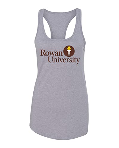 Rowan University Ladies Tank Top - Heather Grey