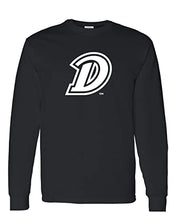 Load image into Gallery viewer, Drake University D Long Sleeve Shirt - Black
