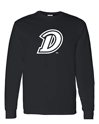 Drake University D Long Sleeve Shirt - Black