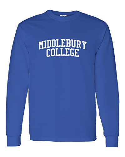Middlebury College Long Sleeve Shirt - Royal