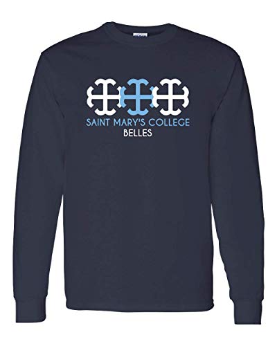 Saint Mary's Two Color Belles Long Sleeve - Navy