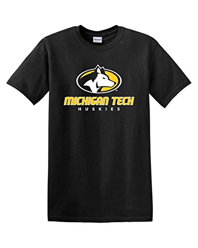 Michigan Tech Huskies Logo T-Shirt - Black