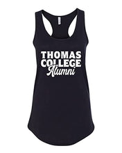 Load image into Gallery viewer, Thomas College Alumni Ladies Tank Top - Black

