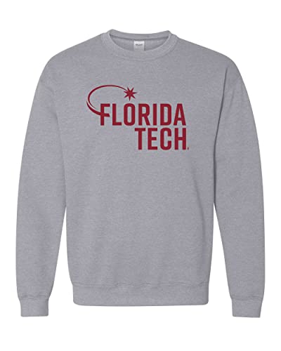 Florida Institute of Technology Grey Crewneck Sweatshirt - Sport Grey