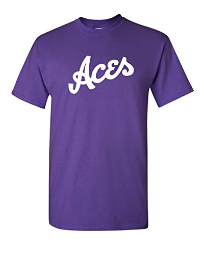 Evansville Aces Est 1854 T-Shirt - Purple