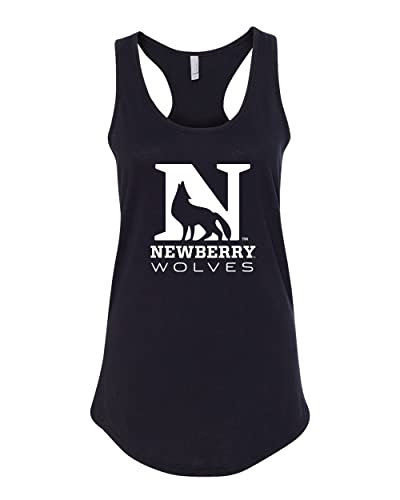Newberry College Wolves Ladies Tank Top - Black